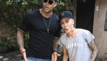 Léo Santana grava música em parceria com MC Kevinho