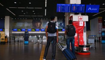 Aeroporto Internacional Juscelino Kubitschek, terceiro maior aeroporto do Brasil com pouca movimentação de passageiros