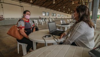 Auxílio Emergencial - atendimento - foto Janaína Pepeu