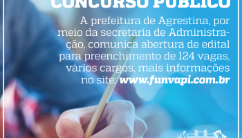 CONCURSO PÚBLICO - AGRESTINA - PE