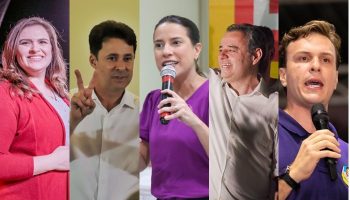 Candidatos - montagem Diario de Pernambuco