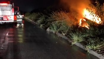 Incêndio em carro