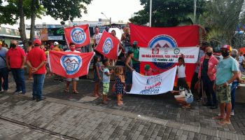 Protesto - foto Edvaldo Magalhães