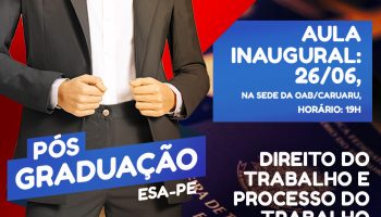 Pós-graduação em Direito do Trabalho e Processo do Trabalho